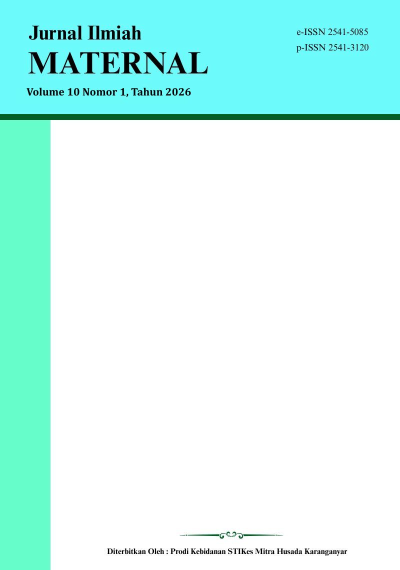 					Lihat Vol 10 No 1 (2026): Jurnal Ilmiah Maternal
				
